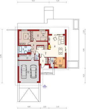 Nový RD 3+kk/G na pozemku 1500m2 Děčín 