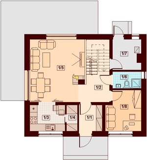 Nový RD 5+kk na pozemku 952m2 Citoliby