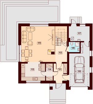 Nový RD 5+kk/G na pozemku 1096m2 Citoliby